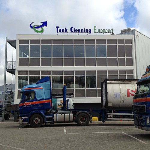 Lichtreclame TankCleaning Europoort