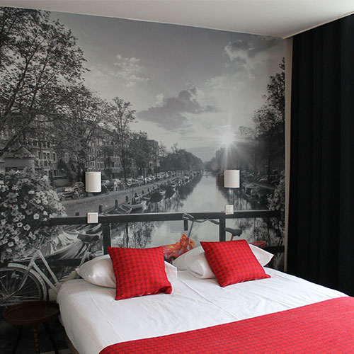wanddecoraties voor Prinsen Hotel Amsterdam