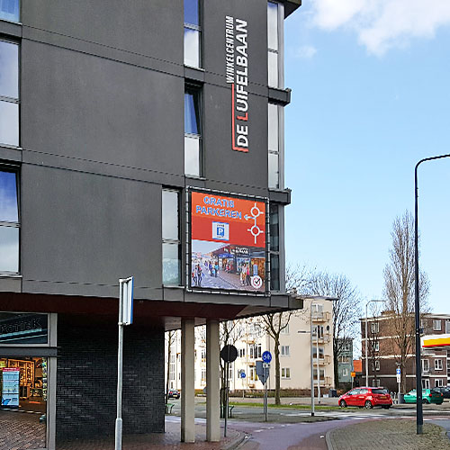 Aanpassing bewegwijzering en signing Winkelcentrum de Luifelbaan