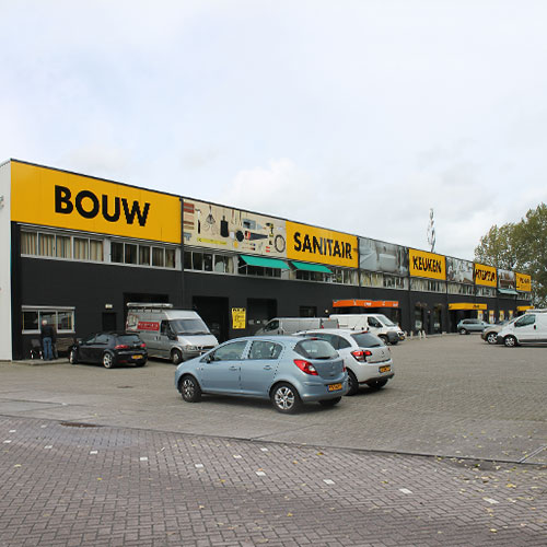 Blomsma Print & Sign gevelrenovatie signing Bouwhof Zoetermeer