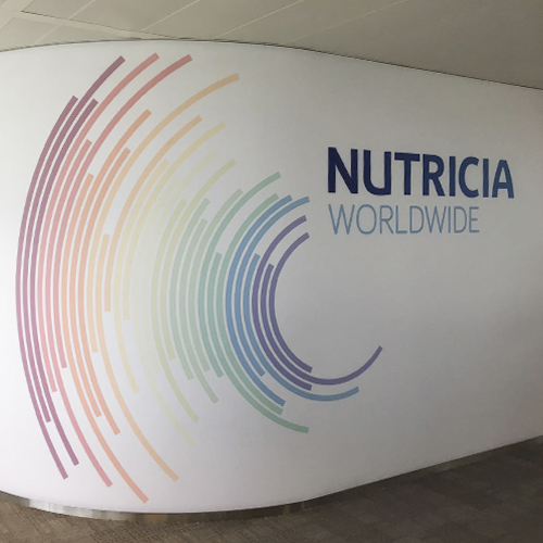 kantoor restyling voor Nutricia door Blomsma Print & Sign
