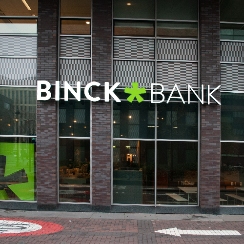 Lichtreclame Binck Bank Blomsma Print & Sign restyling