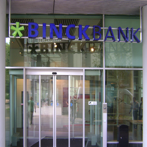 Lichtreclame Binck Bank Blomsma Print & Sign restyling
